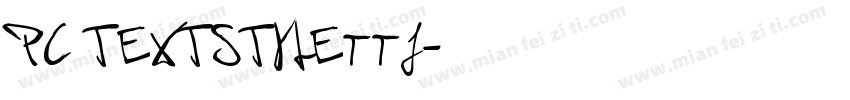 PC TEXTSTYLEttf字体转换